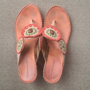 BCBG MAXAZRIA Embellished Heeled Sandals